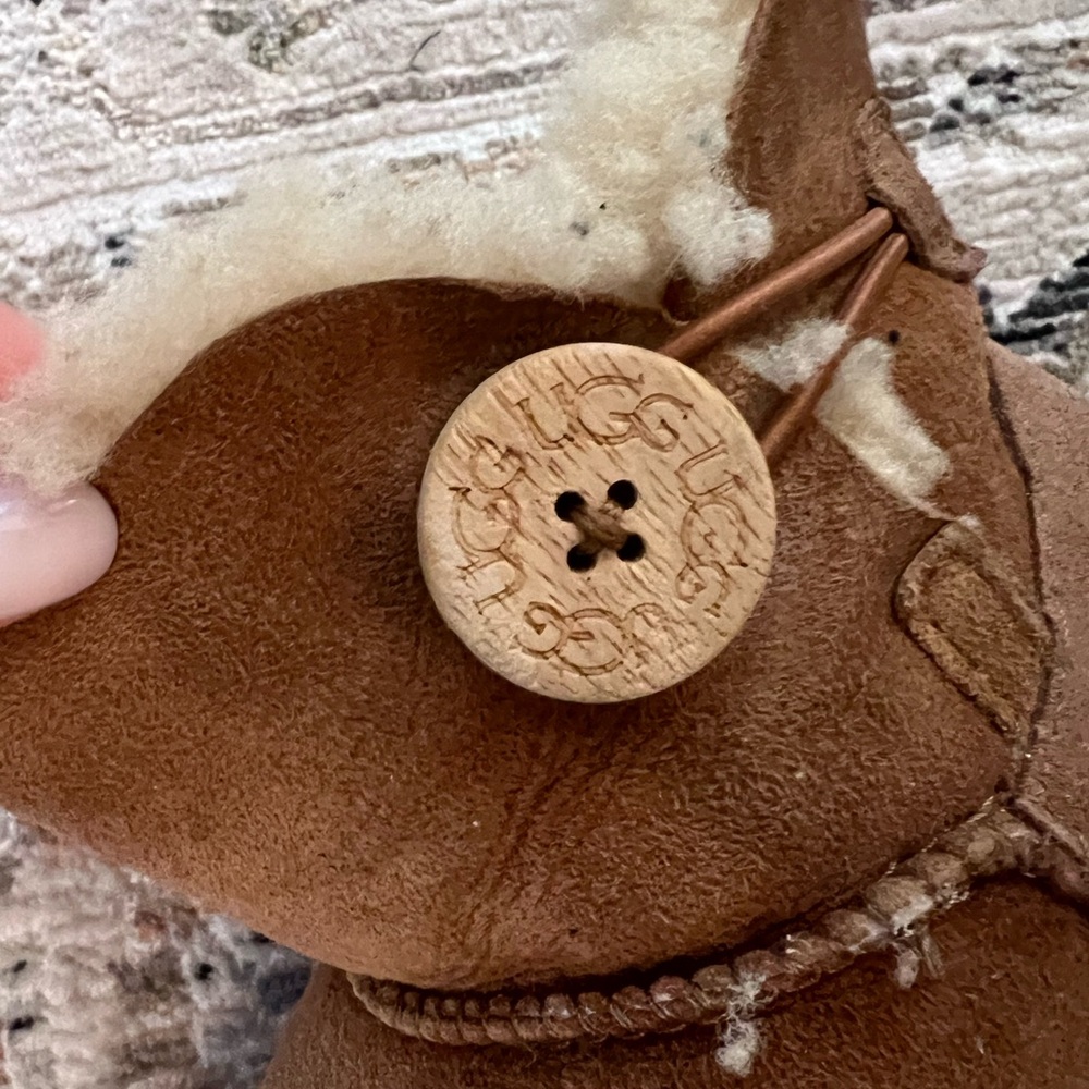 Ugg Mini Boots With Button Size 7 - image 1